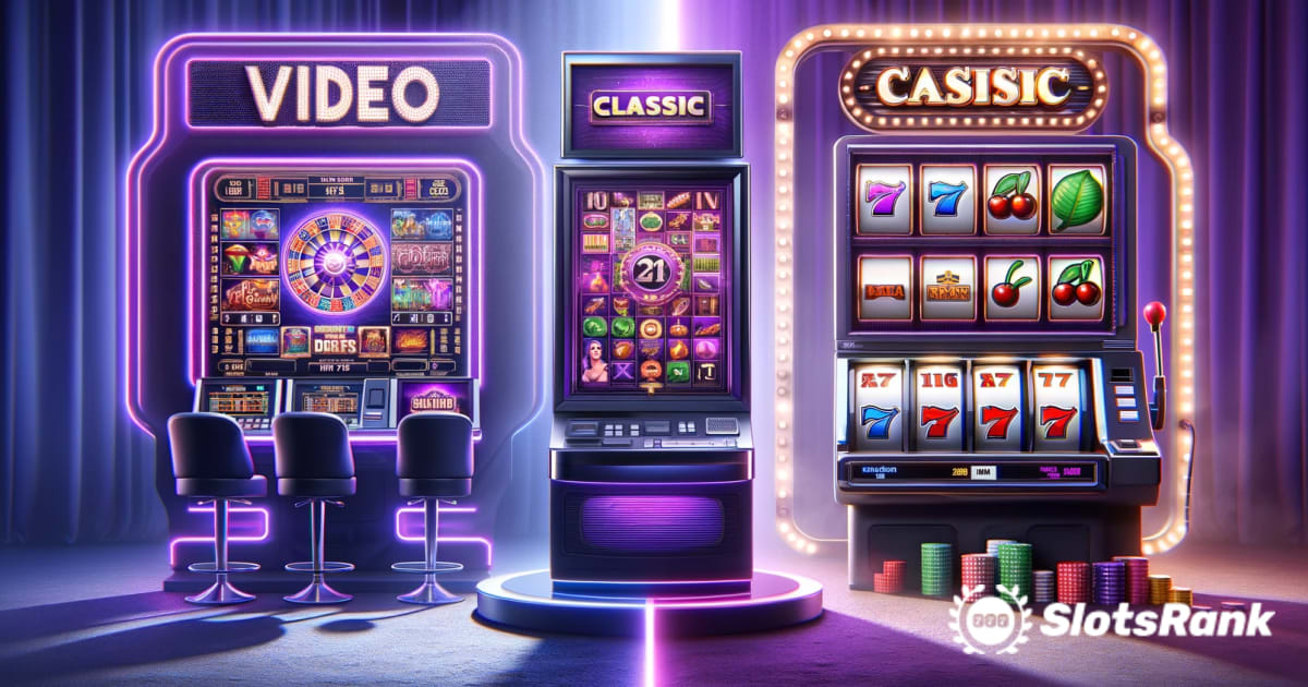 ビデオとクラシックなオンライン カジノ スロット: どちらが優れていますか?